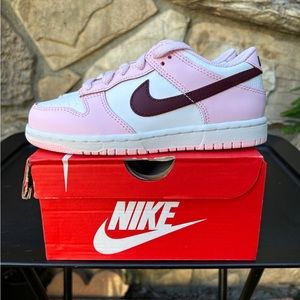 Nike Dunk Low “Pink Foam” Size 2Y Preschool
